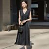 Elegant V-Neck Sleeveless Summer Dress