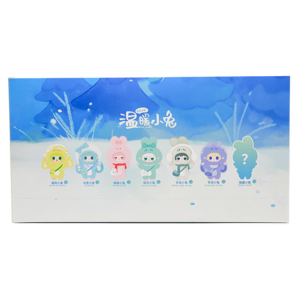 Babykaninchen YOOKI – Warmes Kaninchengesicht aus Vinyl – Überraschungsbox-Spielzeug – Niedliche Sammlerpuppe – Weiche Puppe – Geburtstagsgeschenk für Jungen und Mädchen