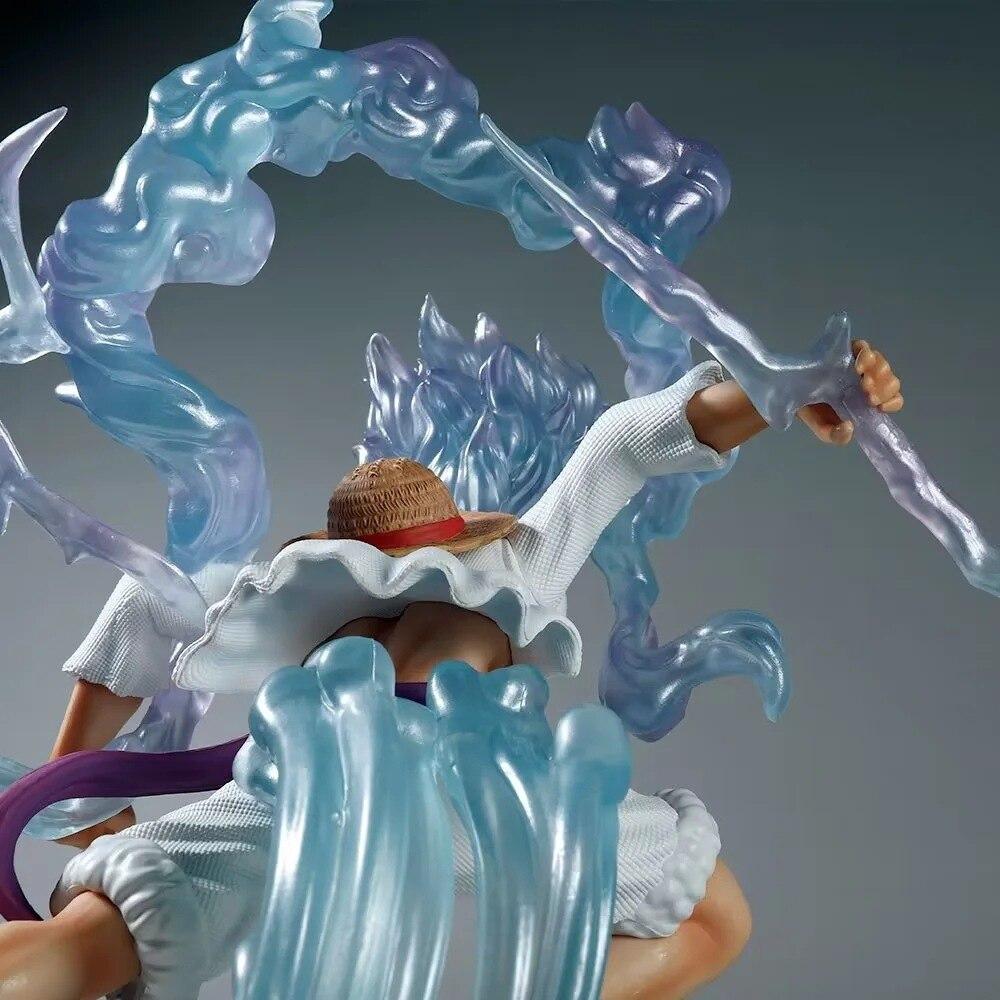 Luffy Figure Luffy Nika Jumping Fifth Gear Sun God Fruit Awakening  Model Decoration Ornaments Toy Kids Gifts