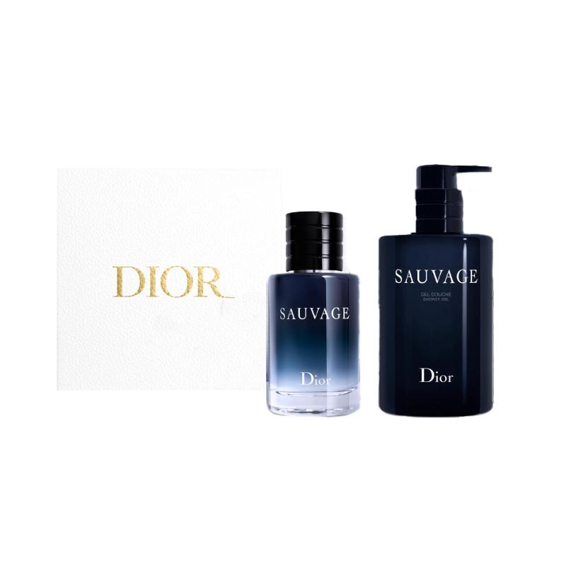 

DIOR Wild Light Fragrance + Shower Gel Fragrance Men s Perfume Skin Care Set Refreshing and Moisturizing Not Tight 60ml+250ml белый