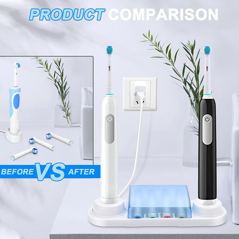 Toothbrush Holder Bracket for Oral B Electric Toothbrush Stander Base Replacement Brush Heads Storage Cover With Charger Hole