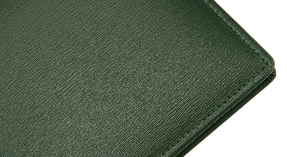 Box Calf Money Made in Day Birthday Boyfriend Green [CYPRI] Clip, Japan, Compact, Slim, Father's Gift, Present, Gift, 4413(06)