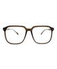 MAISON MASTER Crown Glasses Crystal Brown