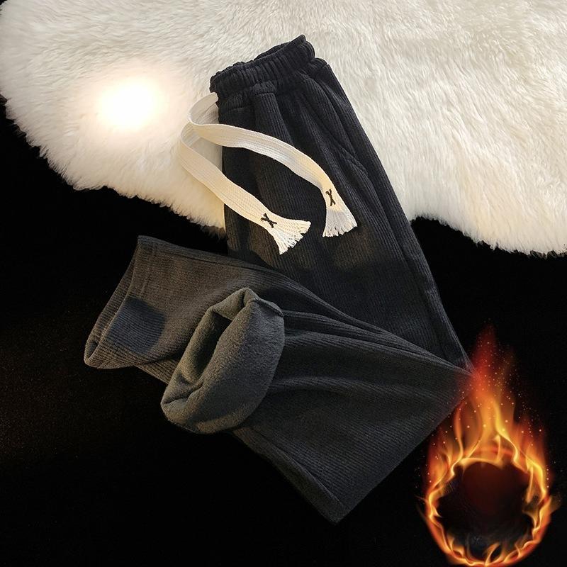 

Men s Autumn Winter Wear Resistant and Stain Resistant Work Cuffed Corduroy Casual Sports Pants M