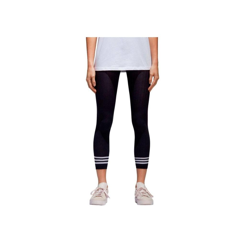 Adidas Originals 3-Stripes Tight Comfortable Leggings Women Leggings Black BR9632-1
