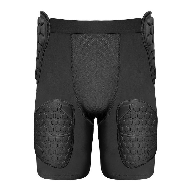 Rugby/Football Anti-collision Protective Gear Set: Padded Pants & Shoulder Pads for Goalkeepers - Tight-fitting, 3D Sports Equipment
