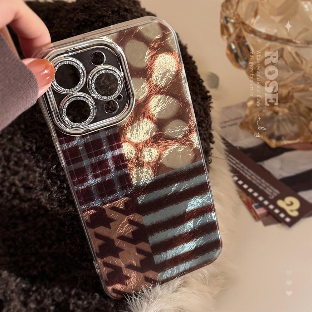 Retro Colorful Leopard Print Phone Case Compatible and Suitable for iPhone 16 15 14 13/12/11promax /xsmax/xr 7/8plusSE