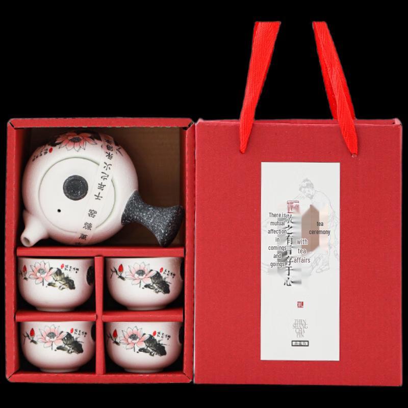 Bashting Snowflake Glaze Ceramic Kung Fu Tea Set