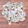 46Pcs Decorative Stickers Scrapbooking Label Diary Stationery Album Stickers