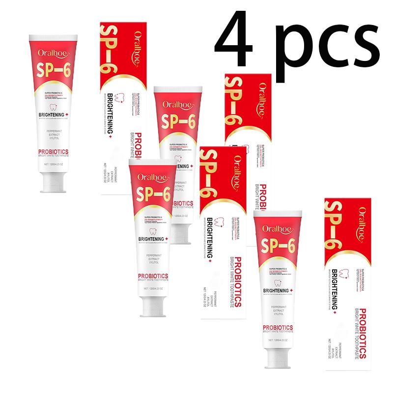 

Oralhoe Пробиотик Отбеливающая Зубная Паста Очистка Зубов и Гигиена Уменьшение Пятен Уход За Полостью Рта Зубная Паста