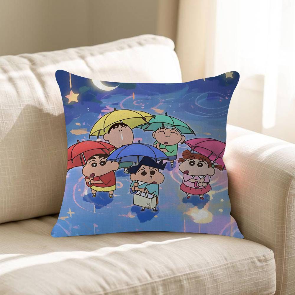 

Anime CCrayon SShinChan Cushion Cover Car Throw Pillow Case For Sofa Car Christmas Gift 30cmx30cm