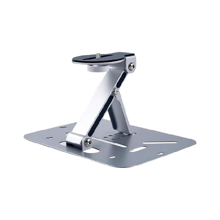 Metal Projector Stand Portable Foldable Adjustable Height Secure Base For Desktop/Wall Mount/Suspend Placement