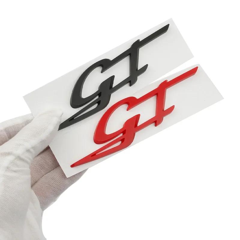 Car 3D ABS GT Logo Decals Emblem Badge Sticker For Maserati Levante Quattroporte Ghibli Modena GT MC20 2023 Styling Accessories