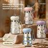 Titanium Inner Lidded Travel Mug With Floral Print Design For Office And Outdoor Use