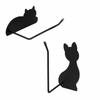 Wall-Mounted Headphone Hanger Self-Adhesive Cable Hanger Stylish Cute Cat Tissue Rack  Bathroom