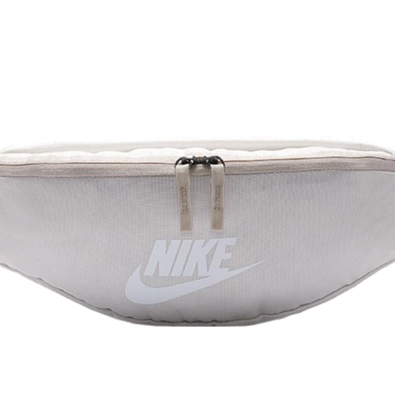 Nike Polyester One Shoulder Crossbody Bag Sling Bag Fanny Pack Regular Unisex Gray White Casual BA5750-030