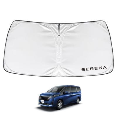 SAWAKAKI Nissan Serena C28 Series Car Sunshade for Windshield with Logo Sun Protection, Insulation,