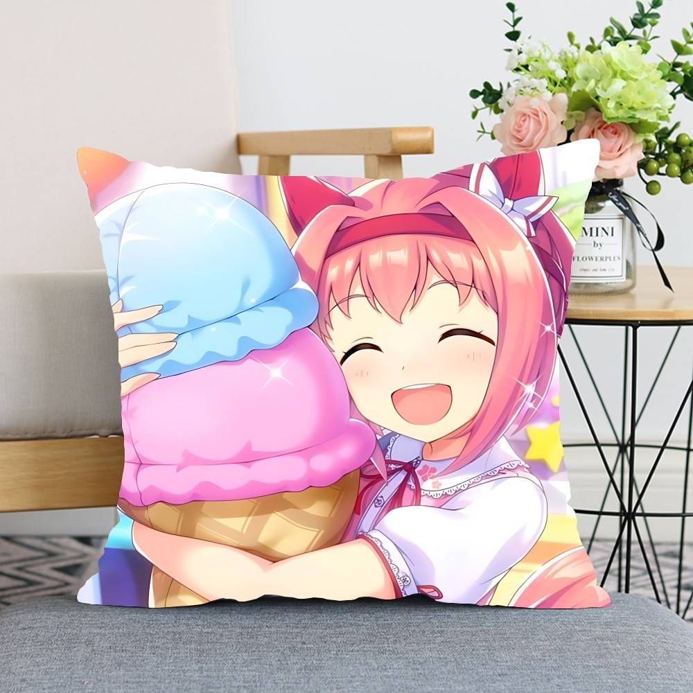 Uma Musume Pretty Derby Throw Pillow Covers Pattern Cushion Cover Suitable For Sofa Bedroom Car Pillow Cover