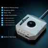 T10 Externe Soundkarte, USB-Audioadapter für PC, Windows, Mac, Linux, Laptops, Desktops, 0,138-Zoll Stereo-Soundkarte und USB-Schnittstelle,