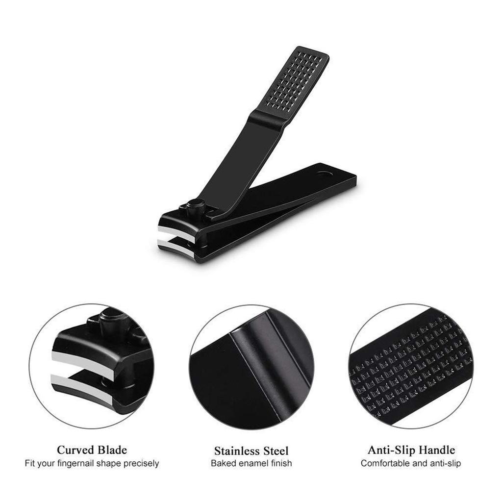 Nail Clippers Set,Ultra Sharp Durable Toenail Clipper Set With Leather Case