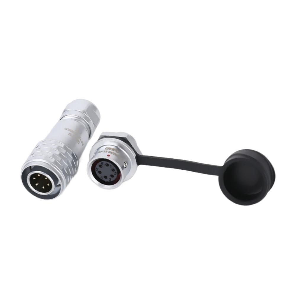 WEIPU SF12 2 3 4 5 6 7 9Pin Waterproof Automotive Aviation Connector M12 Socket Plug Solder Wire Panel Power Electrical Adapter