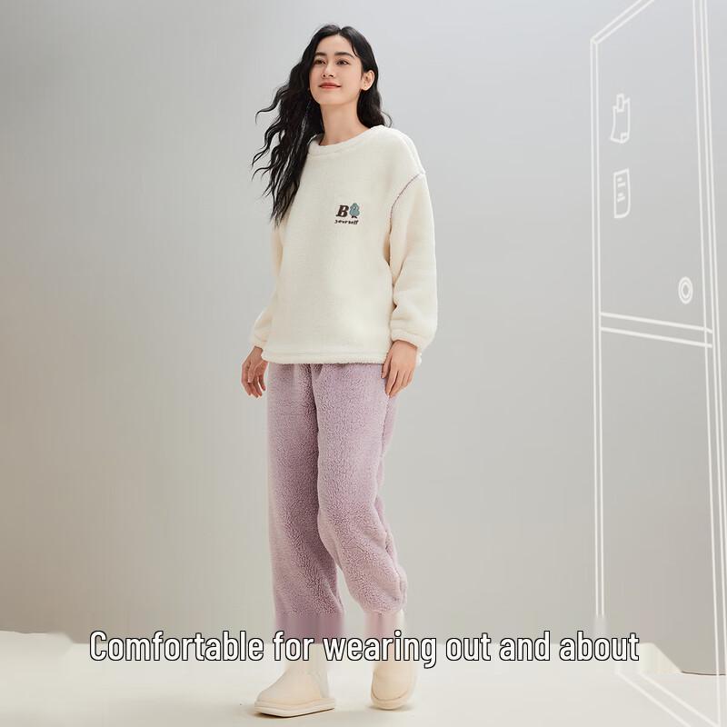 Women's Thickened Fleece Pajama & Lounge Set