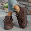 Women Snow Boots 2026 Winter Platform Vintage Warm Plush Chunky Cotton Shoes Fashion Non Slip Outdoor Winter Boots Botas Mujer