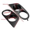 2PCS Car Front Bumper Grill Fog Light Cover Grille Trim Honeycomb Mesh For BMW E46 M3 2001 2002 2003 2004 2005 2006 Accessories