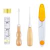 Leather Repair Home Measure Tape Leathercraft Tool Set Sewing Needles Upholstery Repair Kit Thread