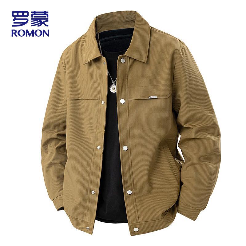 ROMON Men's Business Casual Lapel Jacket