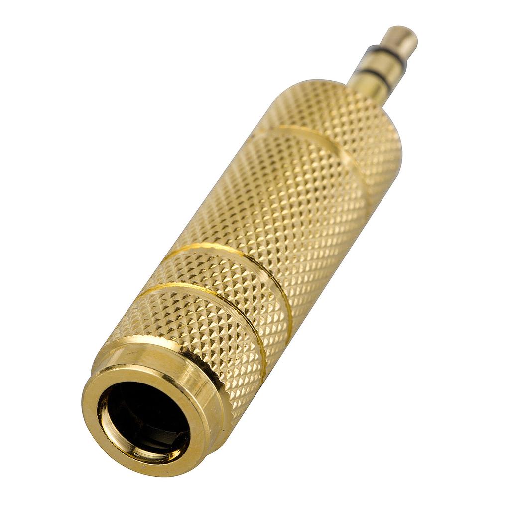 6.5mm 1/4" Female To 3.5mm 1/8" Male Stereo Audio Headphone Jack Converter Plug