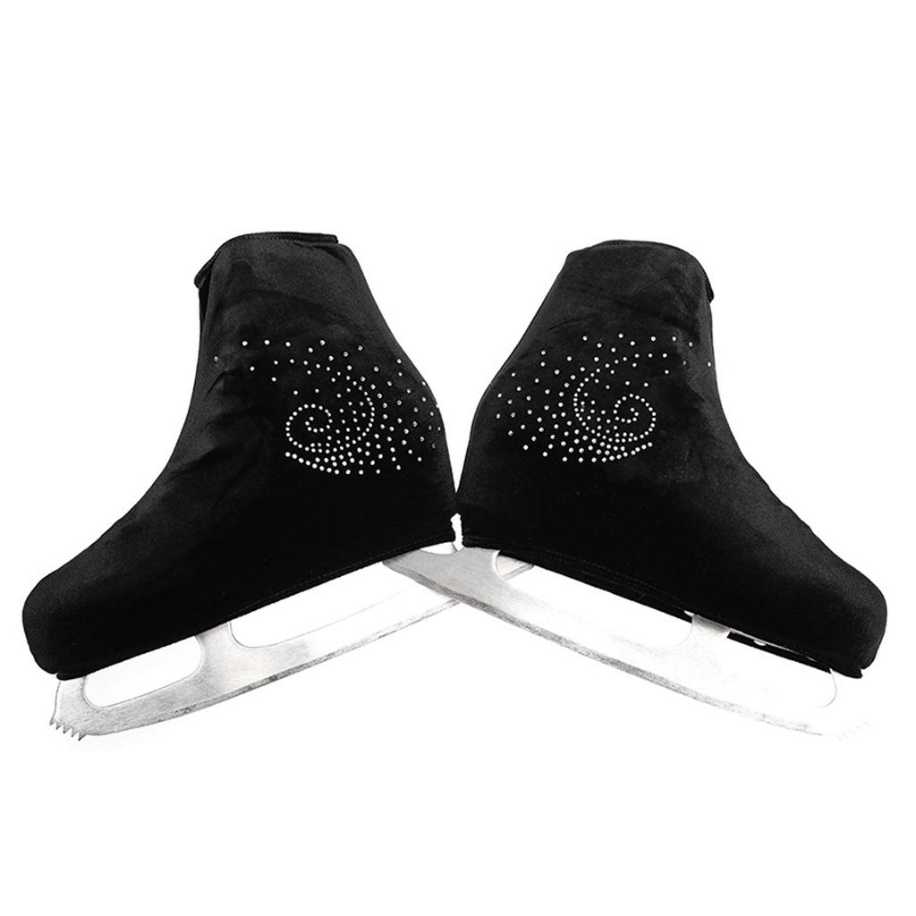 2x Figure Ice Skating Boot Covers Overshoes for Women Men -