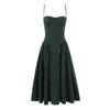 2026 Spring Women's 3D Underwire Waist-Cinched Pleated Christmas Dress