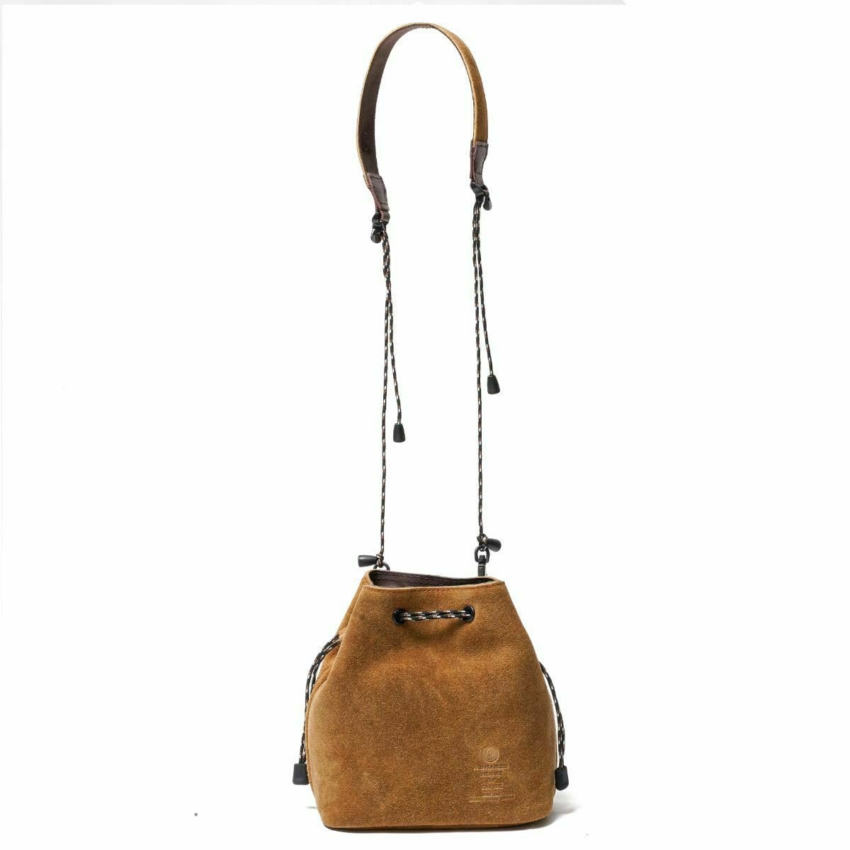 

ASSOB Water Proof Suede Mini Drawstring Shoulder Drawstring Camel Bag,