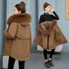 2023 New Winter Jackets Women Parka Fashion Coat Wool Liner Hooded Parkas Fur Collar Thick Warm Snow Wear Cotton Padded Clothes