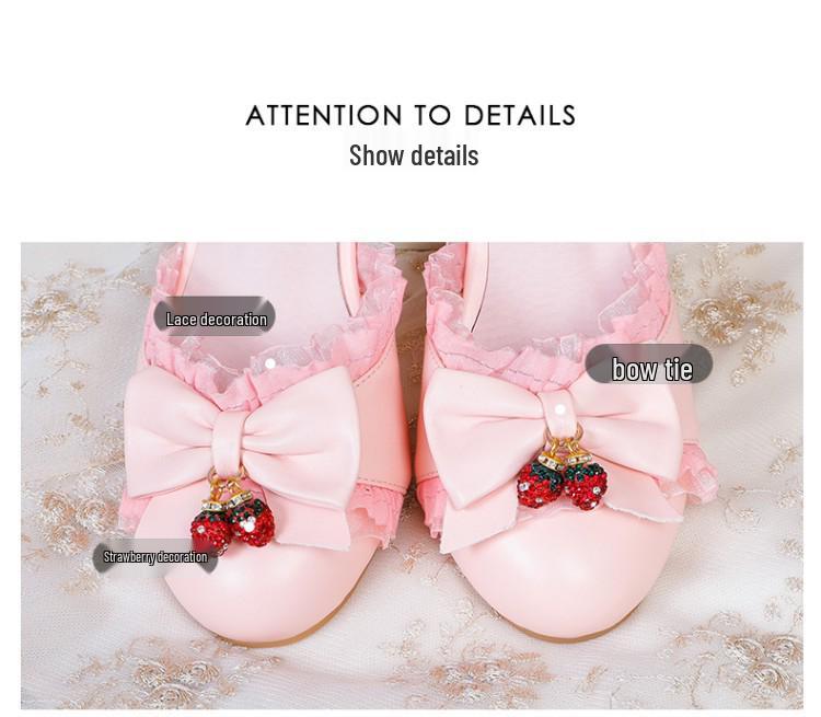 Girls' Cute Lolita Mid-Heel Sandals for Ages 8-9 - 2021 Summer Style