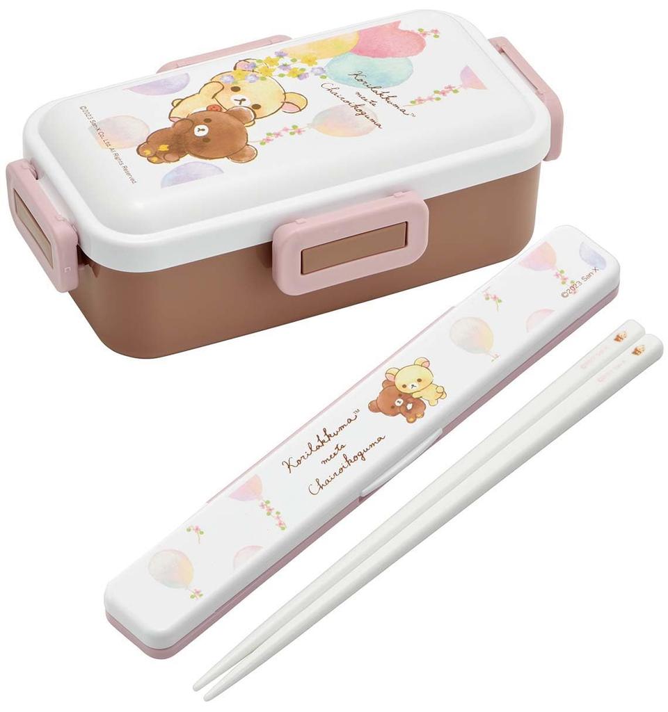 Skater Bento Soft Korilakkuma Koguma Made in Box, 530ml, Antibacterial, Filling, Dome-Shaped Lid, Women's, & Design, Japan, PFLB6AG-A