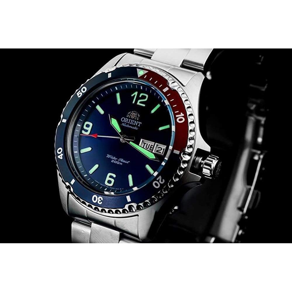 [Orient] ORIENT Men's MAKO AUTOMATIC Watch FAA02009D9 - Blue Dial, Imported