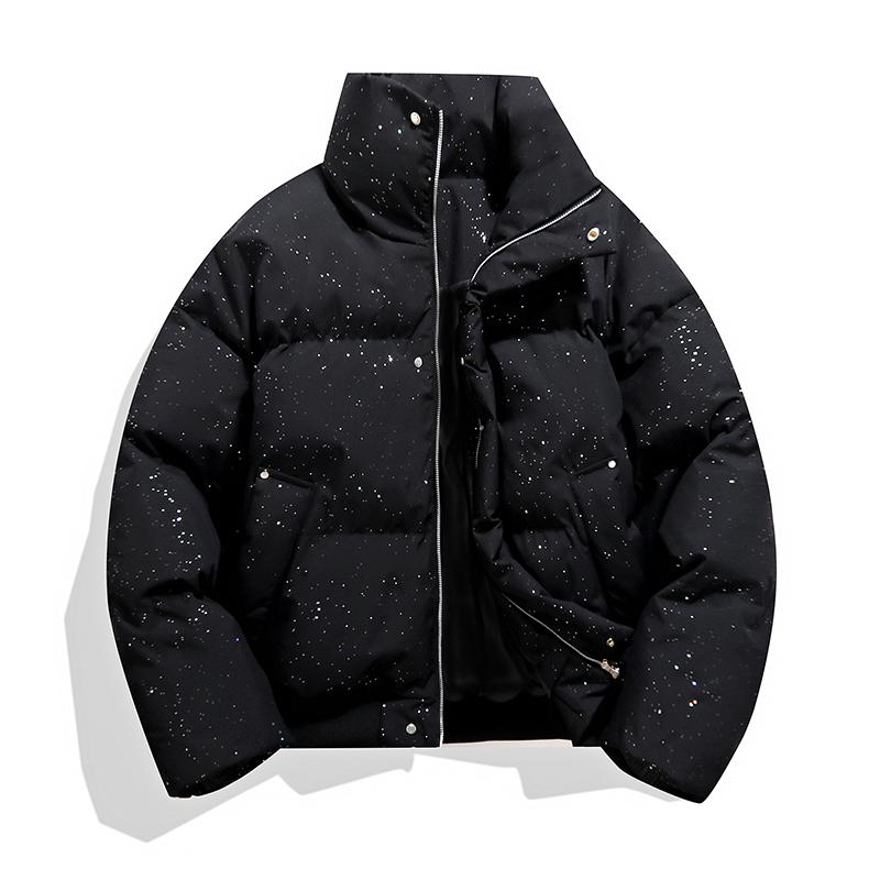 Ieradās Unisex Parkas Ziemas Zvaigžņotas Debess