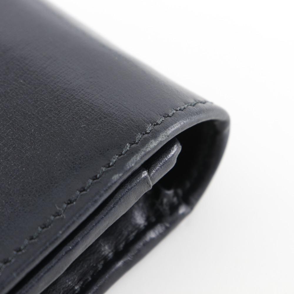 Gucci Jackie 1961 Chain Wallet 652681 Black Calfskin Women Used