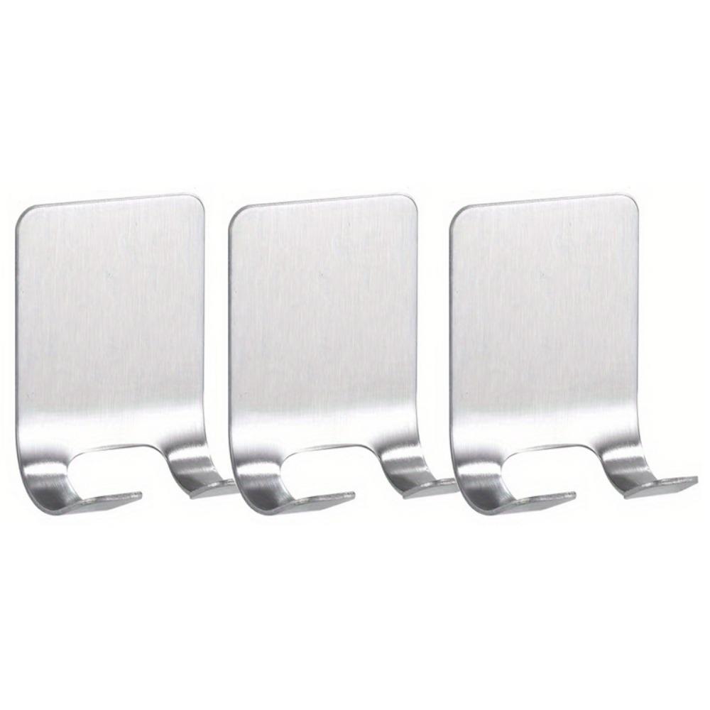 1/2/3PCS Razor Holder Bathroom Kitchen Storage Hook Self-adhesive Stainless Steel Wall Hanging Hook Towel Plug Storage Device