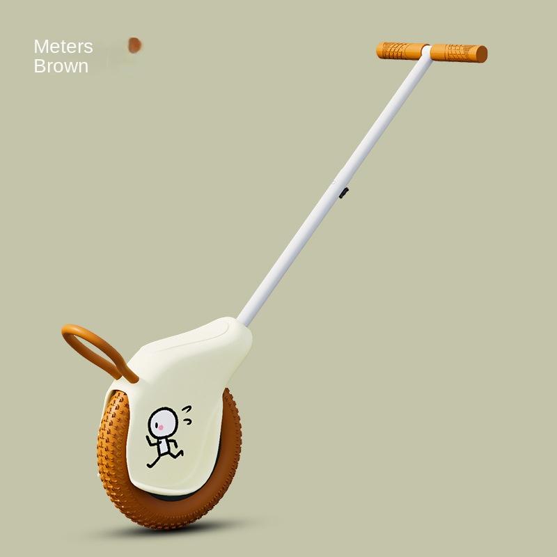 Kids Paternity Outdoor Hillside Beach Unicycle for Mountain Children's Hand Propelled Unicycle with 1Wheel for Ages 5 To 7 Years