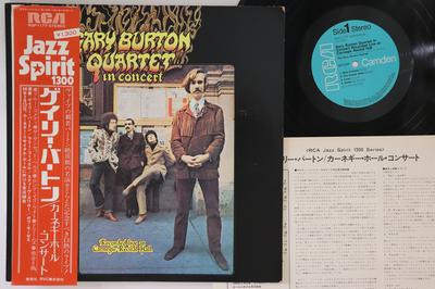 LP Record GARY BURTON QUARTET  Gary Burton Quartet In Concert RGP1177 RCA 1976 Japan Obi Jazz Used