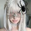 Pince à Cheveux Araignées Oversize Design Antidérapant Épingle à Cheveux Pour Adultes Adolescents Fête d'Halloween Accessoires de Coiffure Accessoires Photo