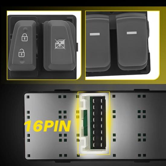 Front Left Driver Side Window Switch For 2011-2015 Hyundai Sonata 935703S000RAS