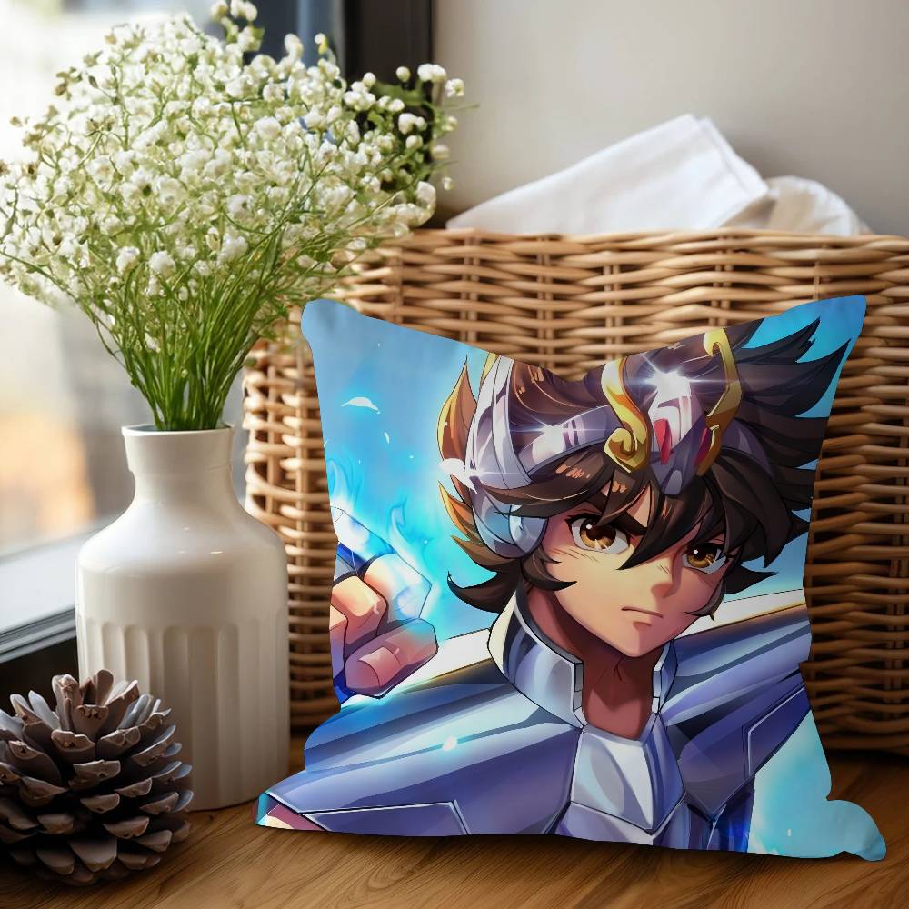S-Saint Seiyas Cushion Cover Decorative Pillow Sofa Home Decor Case Pillow Cases