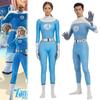 The Fantastic Four Cosplay Jumpsuit With Spandex For Game Anime Role Play