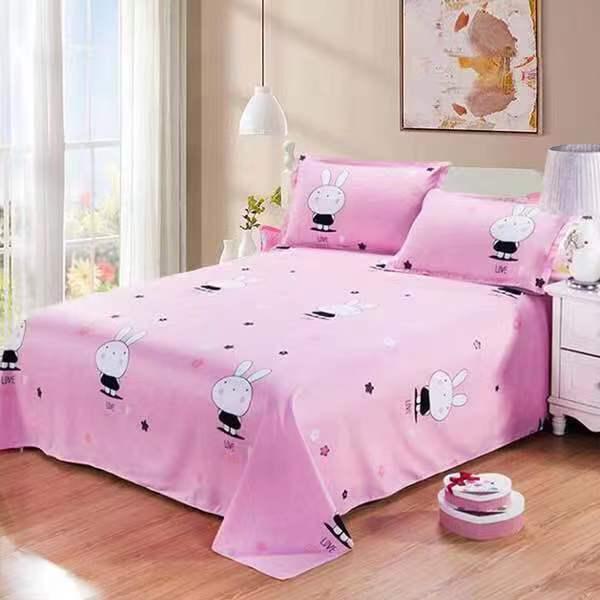 Cotton Dormitory Bedding Set: 3-Piece Quilt Cover and Single Sheet for Student Single Bed.
