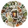 10/30/50pcs Fresh Natural Forest Plants Stickers Ins Style Graffiti Sticker Guitar Phone Water Bottle Cartoon Decals Decoration