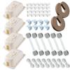 Baby Outlet Door Child Safety Tamper Injury Corner Swing Door Drawer Stoppers of 5 Safety Products 4 Outlet Covers, Locks, Locks, Products,